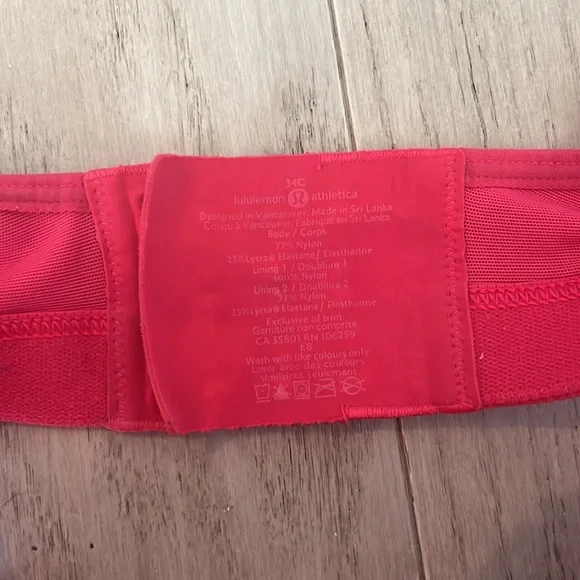 Lululemon Pink Sports Bra 34C - Picture 5 of 5